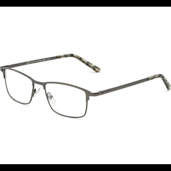 🆕 Foster Grant Pop of Power Austin Reading Glasses Gun Metal +1.50 - Picture 1 of 5
